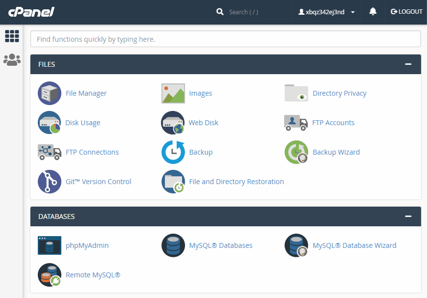Backing up database in cPanel
