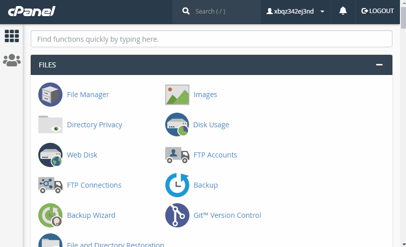 Creating database in cPanel
